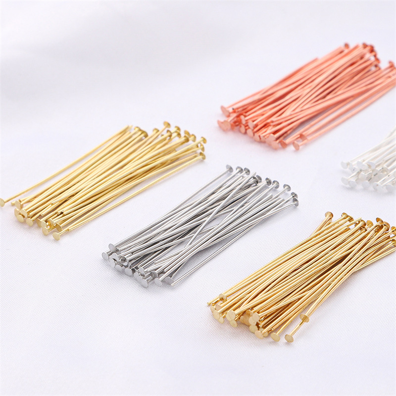 Jewelry Making Supplies Wholesale - 50 adet/paket 925 ayar gümüş düz