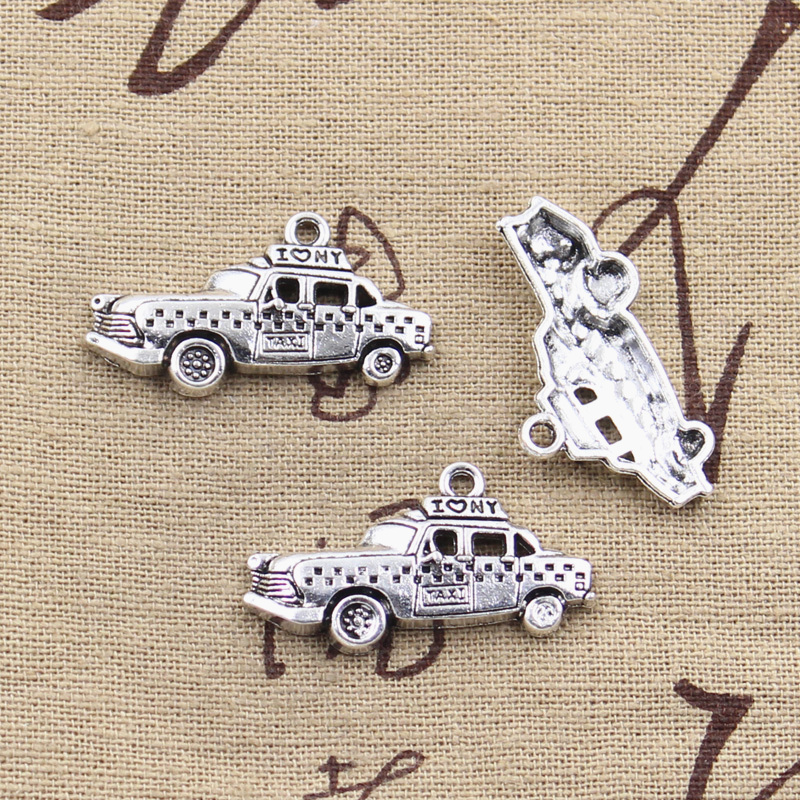 Jewelry Making New York - 8 adet Charms New York Taksi