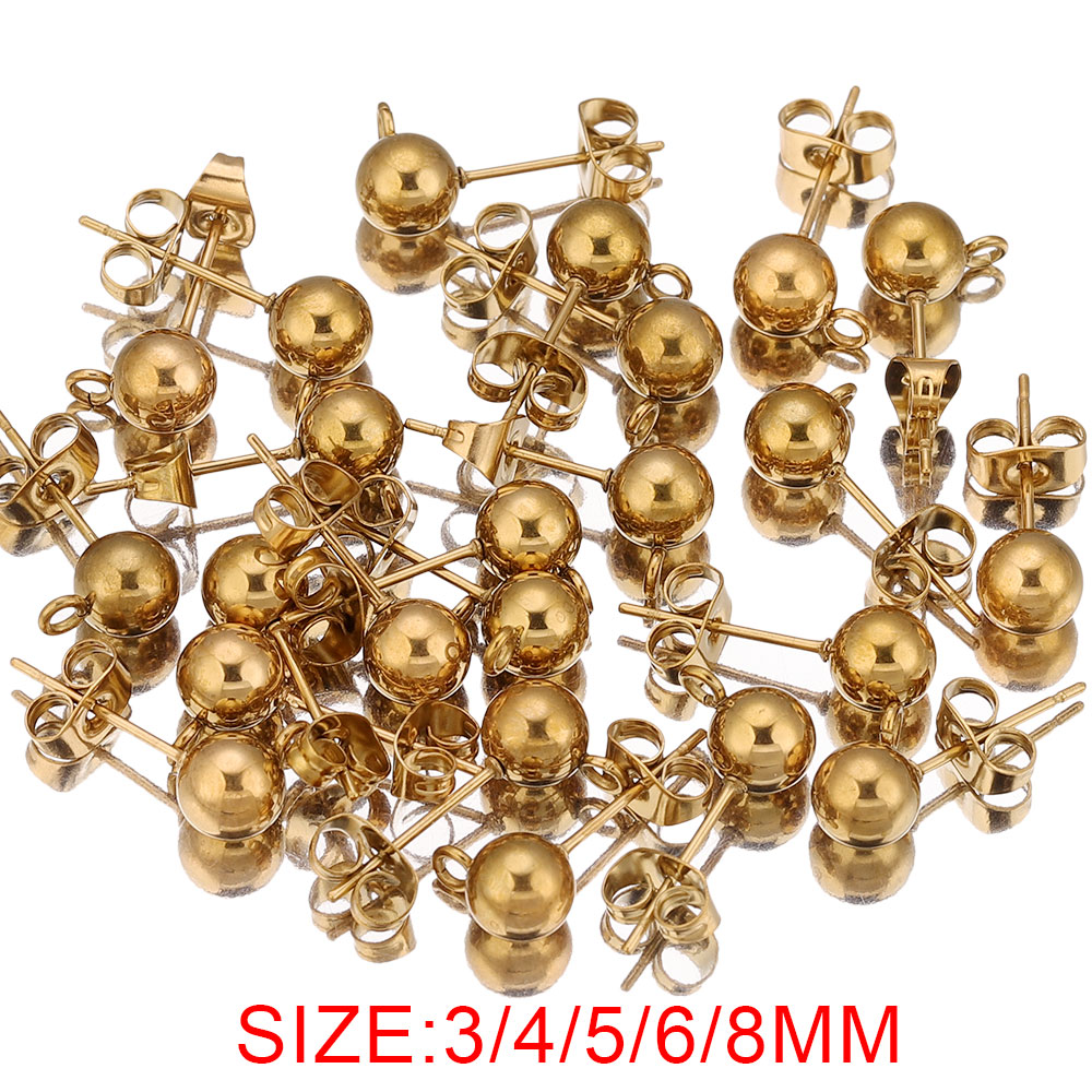 Jewelry Making Supplies Wholesale - 20 adet Paslanmaz Çelik 4 5