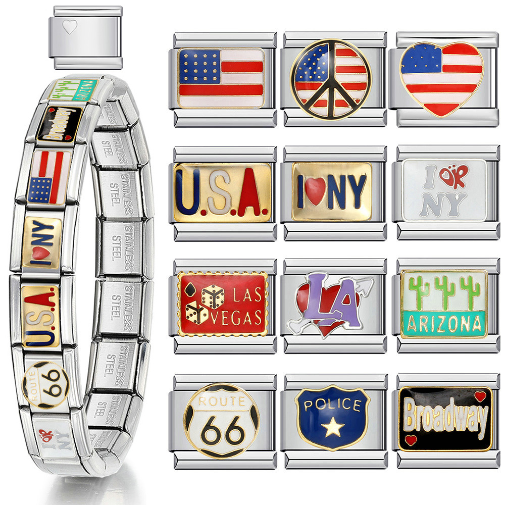 Jewelry Making New York - 1 adet Y2K İtalyan Charm Bilezik