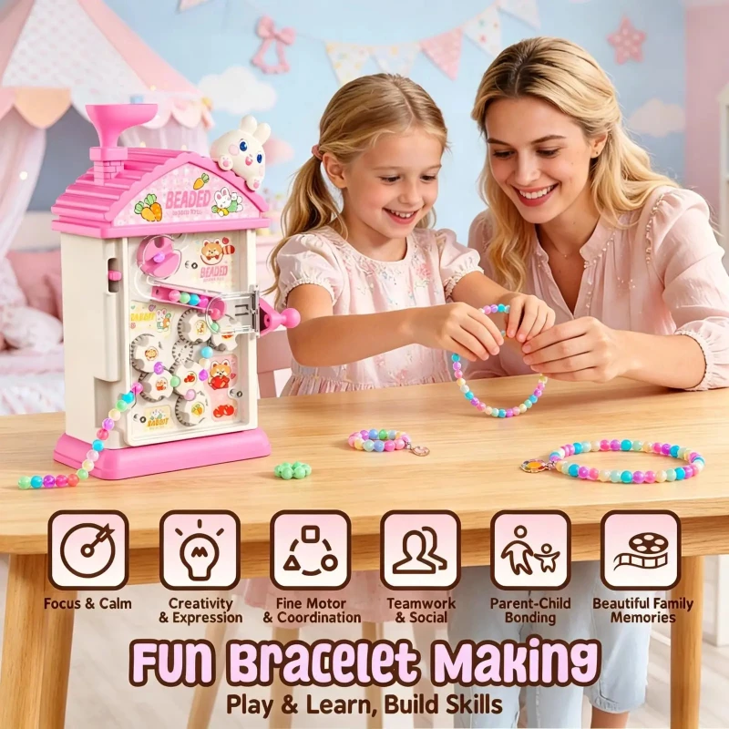 Jewelry Making Kits For Kids - Çocuklar İçin Otomatik Boncuk Dizme Makinesi