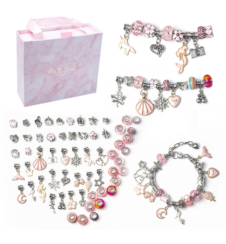 Jewelry Making Kits For Kids - Kolay örgülü mektup boncuk Firendship için
