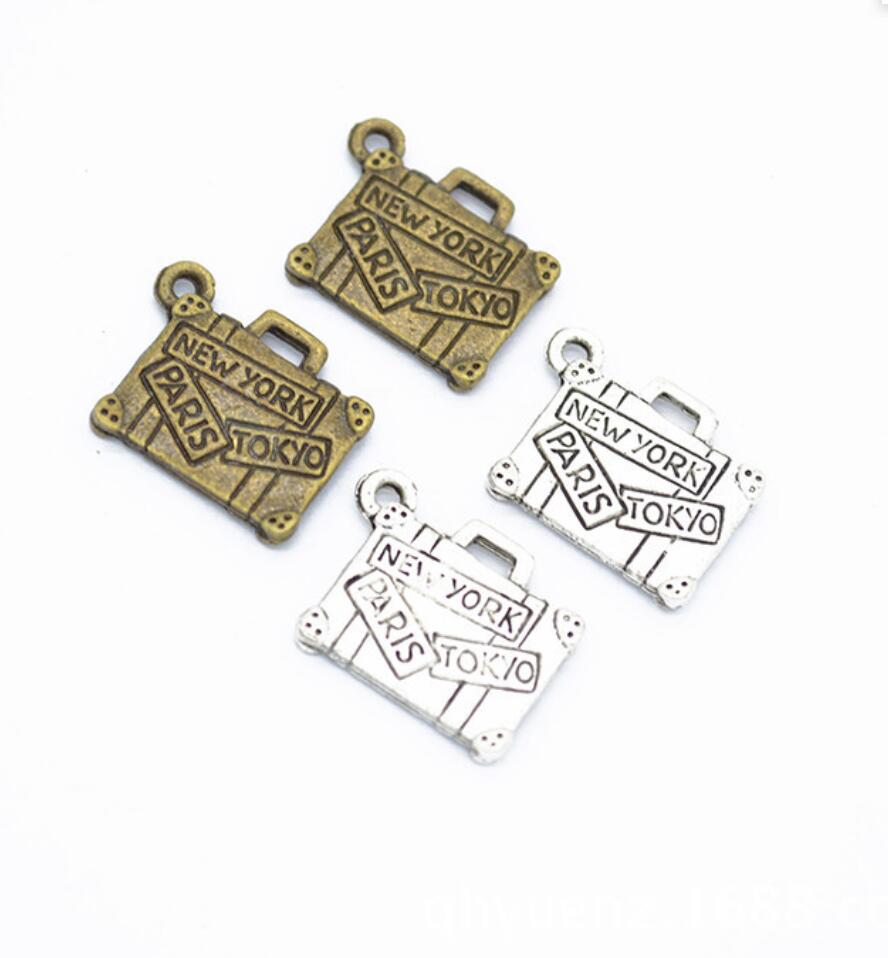 Jewelry Making New York - 150 adet Charms Seyahat Çantaları New