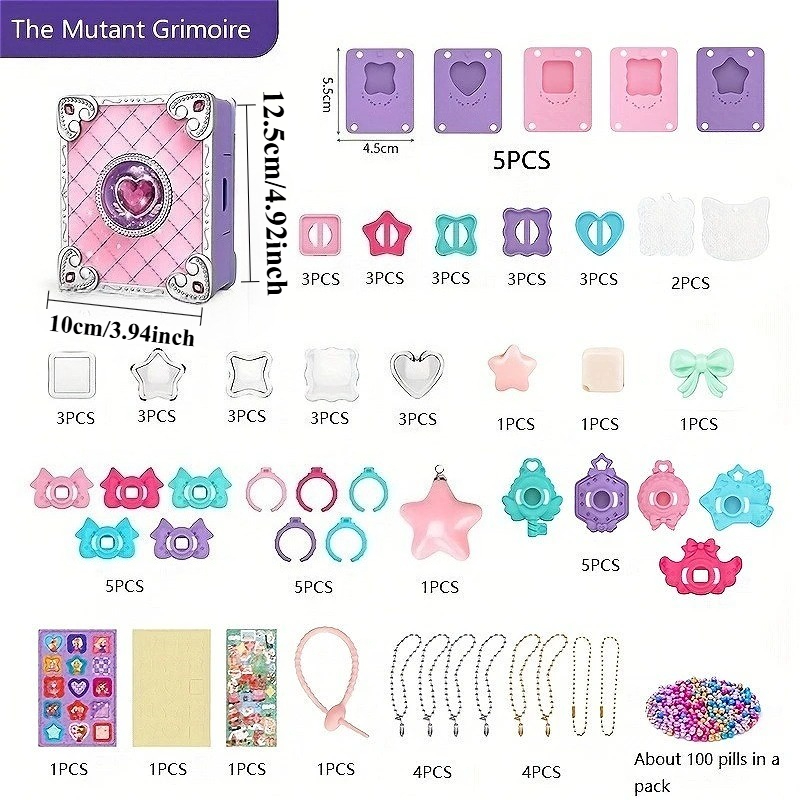 3D Etiket Yapma Seti Kendin Ya - Jewelry Making Kits For Kids incelemesi ve fiyatı