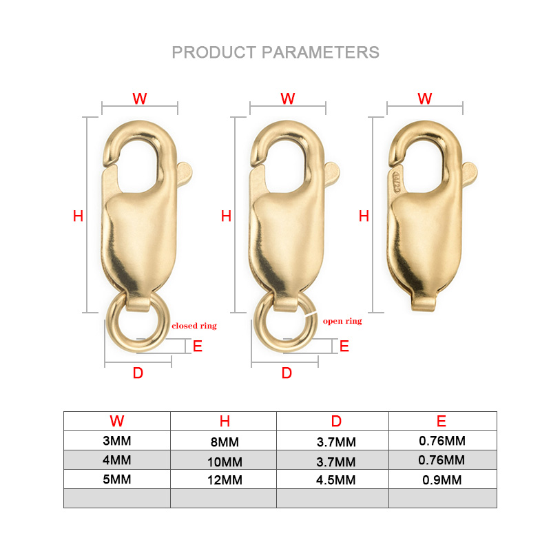 Istakoz kanca 14K altın dolgul - Jewelry Making Supplies Wholesale incelemesi ve fiyatı