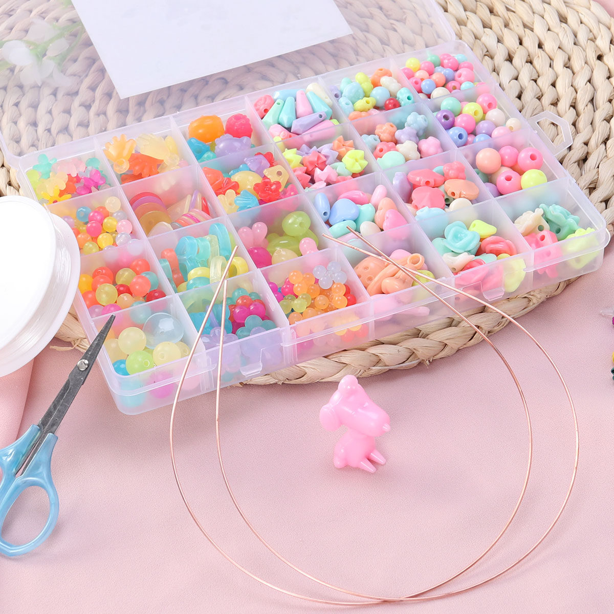 520 Parça Kendin Yap Boncuk Se - Jewelry Making Kits For Kids incelemesi ve fiyatı