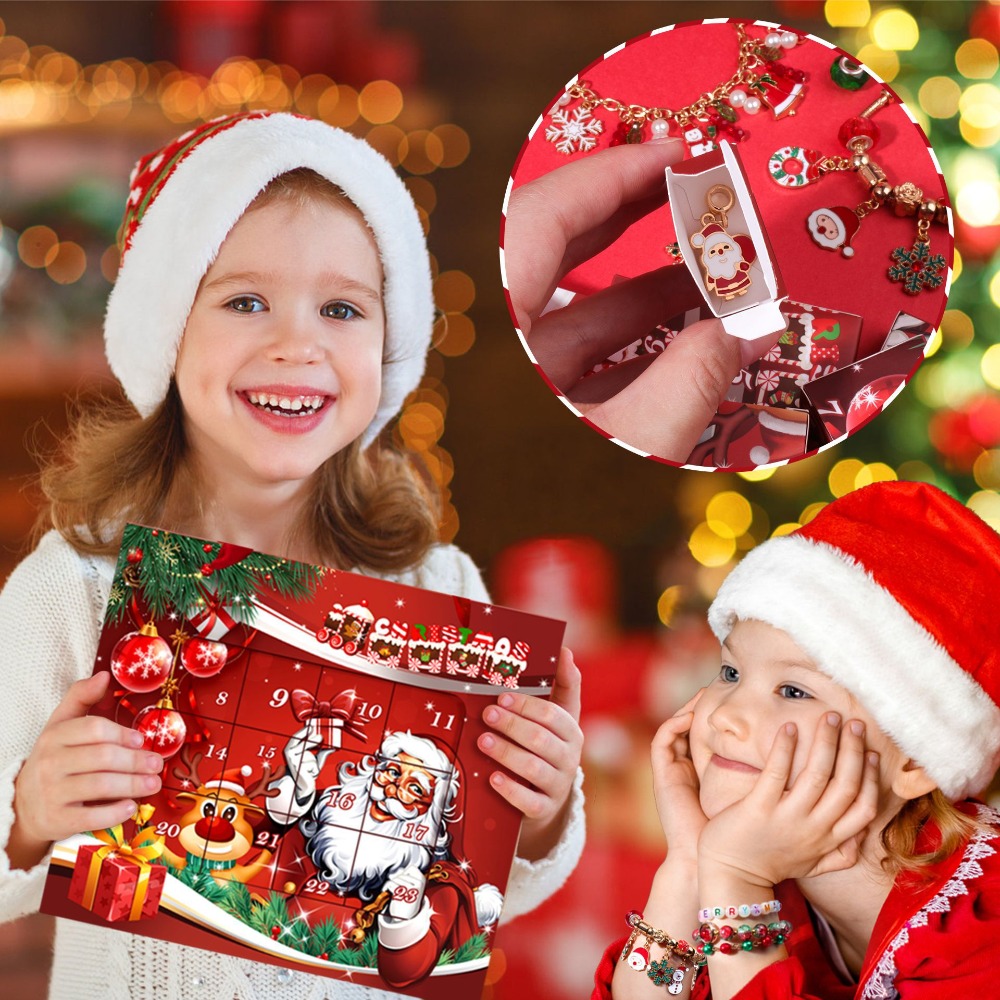 Noel Advent Takvimi Charm Bile - Jewelry Making Kits For Kids incelemesi ve fiyatı