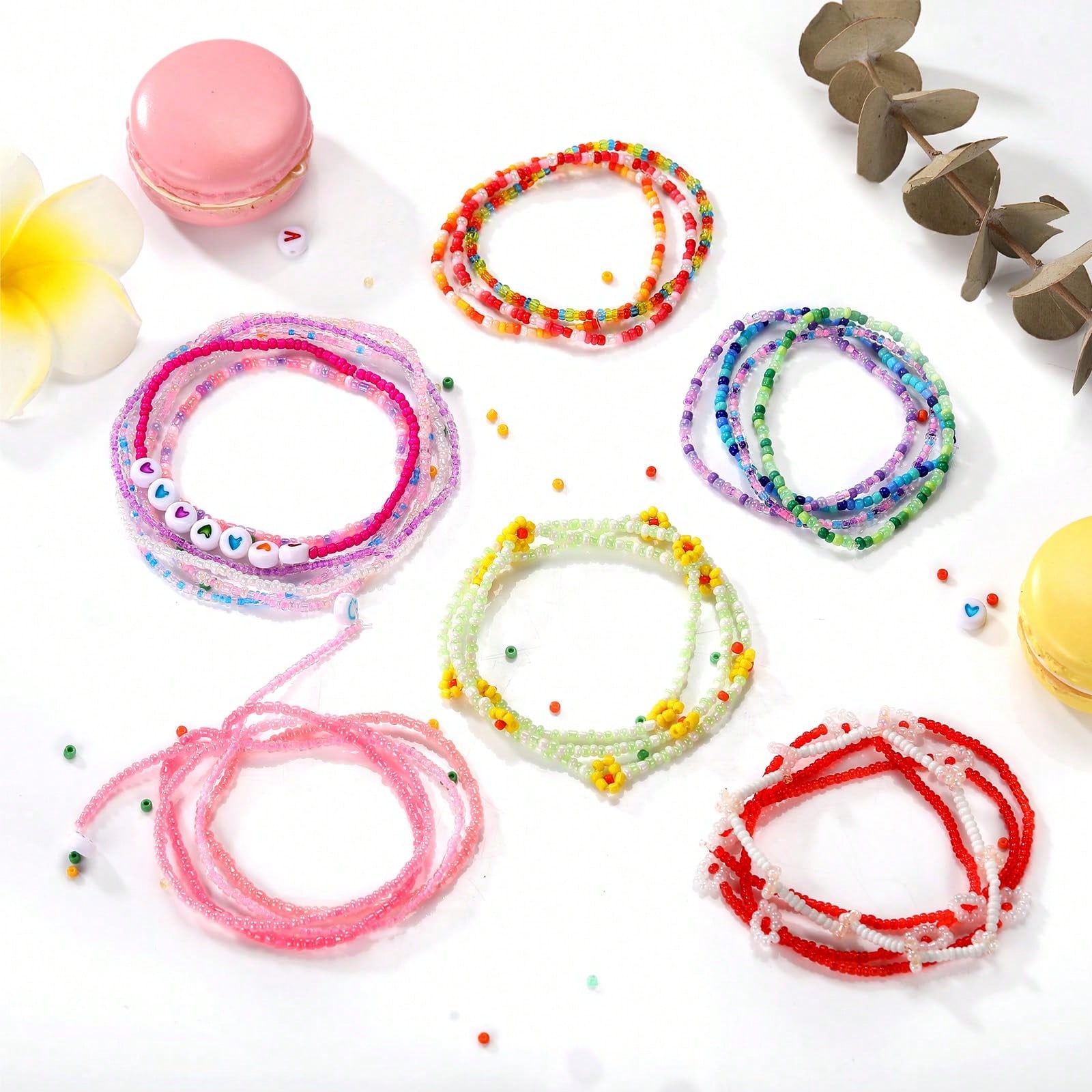 5760 adet 24 Bölmeli Kutu 3mm  - Jewelry Making Kits For Kids incelemesi ve fiyatı