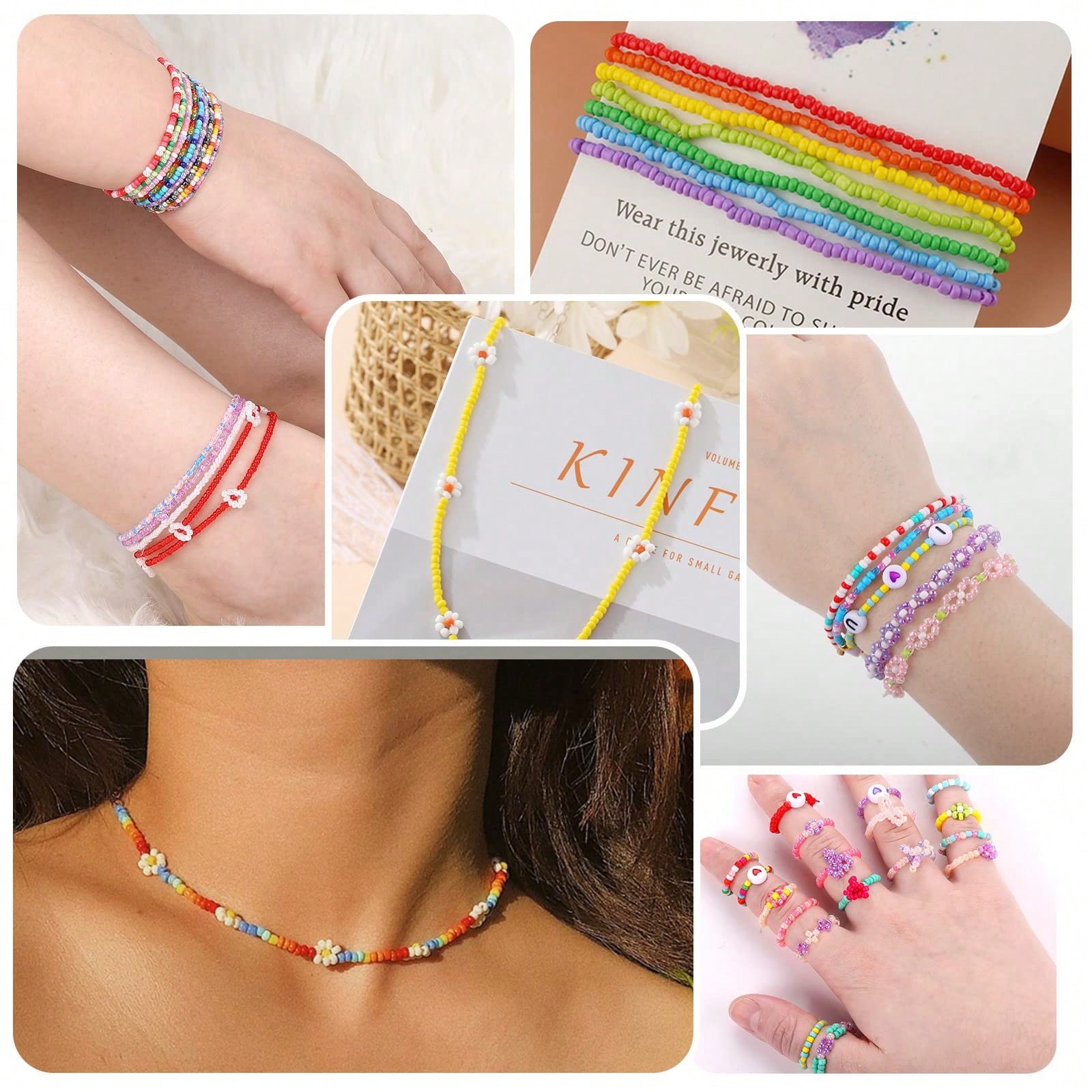 5760 adet 24 Bölmeli Kutu 3mm  - Jewelry Making Kits For Kids incelemesi ve fiyatı