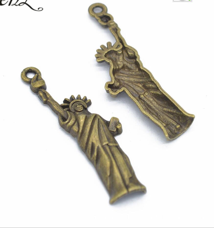 5 adet Charms özgürlük heykeli - Jewelry Making New York incelemesi ve fiyatı
