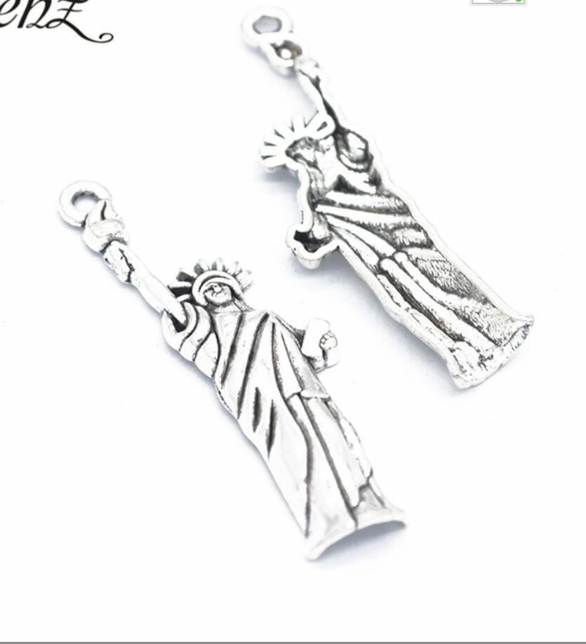 5 adet Charms özgürlük heykeli - Jewelry Making New York incelemesi ve fiyatı