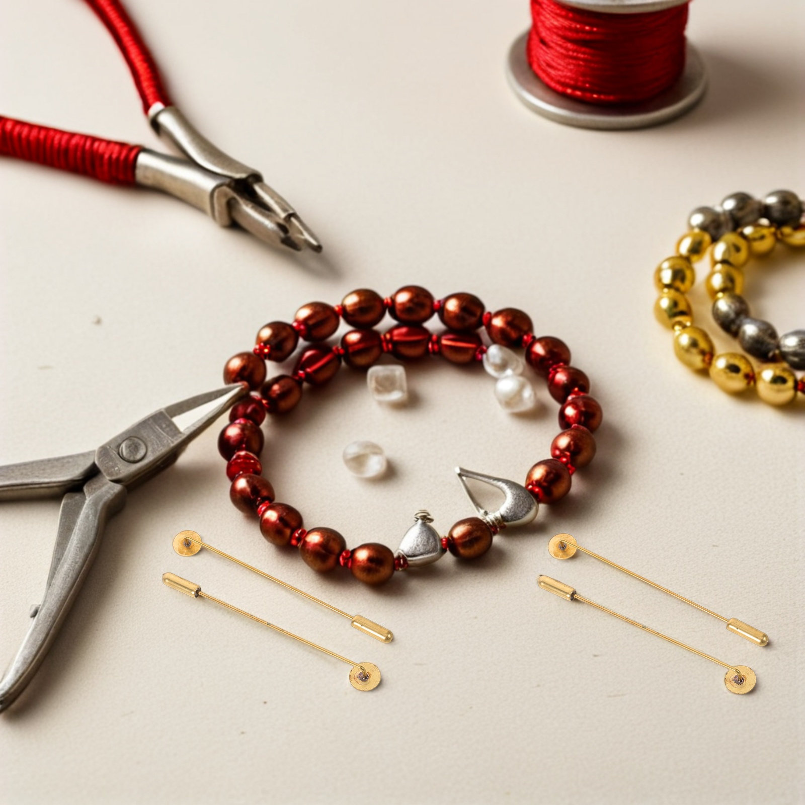 50 Set Bakır Yaka İğnesi Düz Y - Jewelry Making Tray incelemesi ve fiyatı