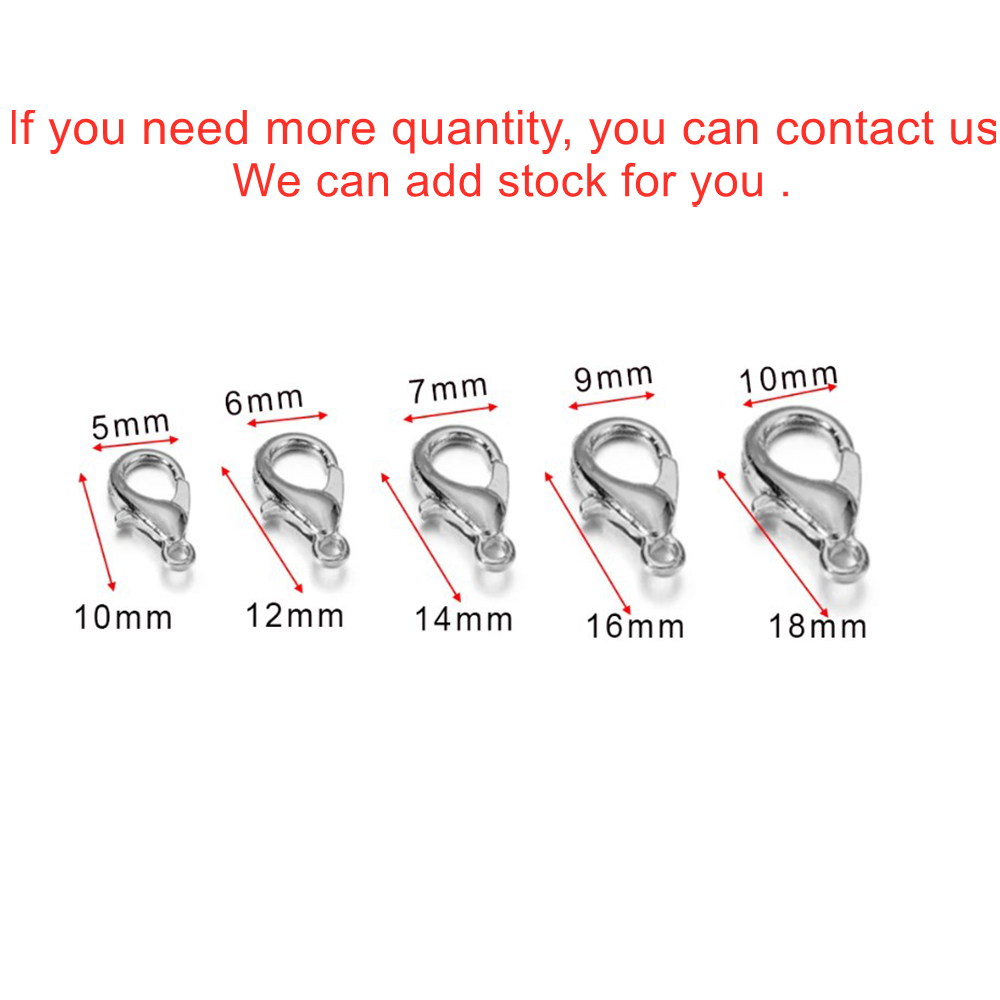10 adet Çoklu Boyut Istakoz Kl - Jewelry Making Supplies Wholesale incelemesi ve fiyatı