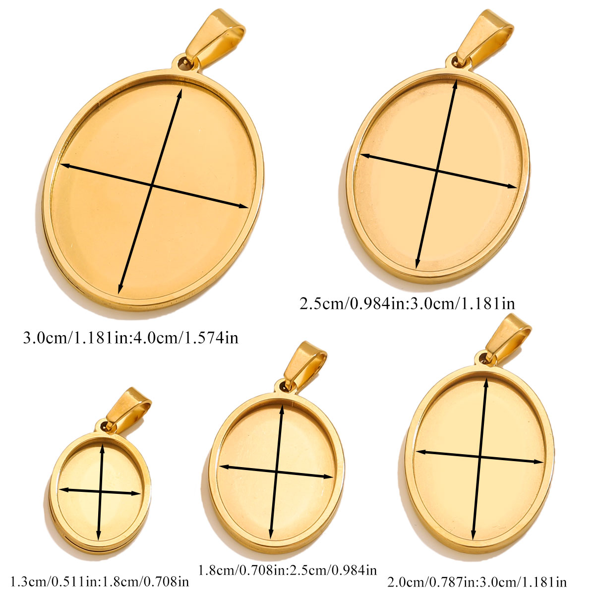 5 adet paslanmaz çelik takılar - Jewelry Making Tray incelemesi ve fiyatı