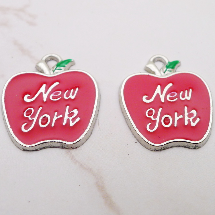 10 Adet Emaye Elma New York Ch - Jewelry Making New York incelemesi ve fiyatı