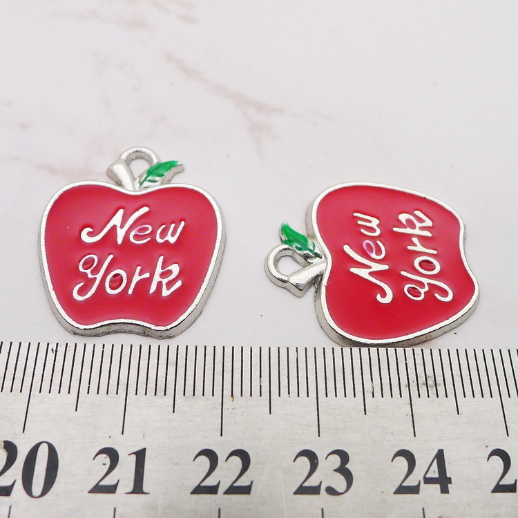 10 Adet Emaye Elma New York Ch - Jewelry Making New York incelemesi ve fiyatı