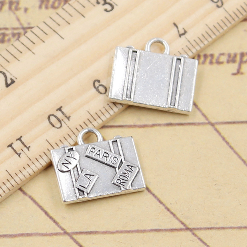 10 adet Charms seyahat çantala - Jewelry Making New York incelemesi ve fiyatı
