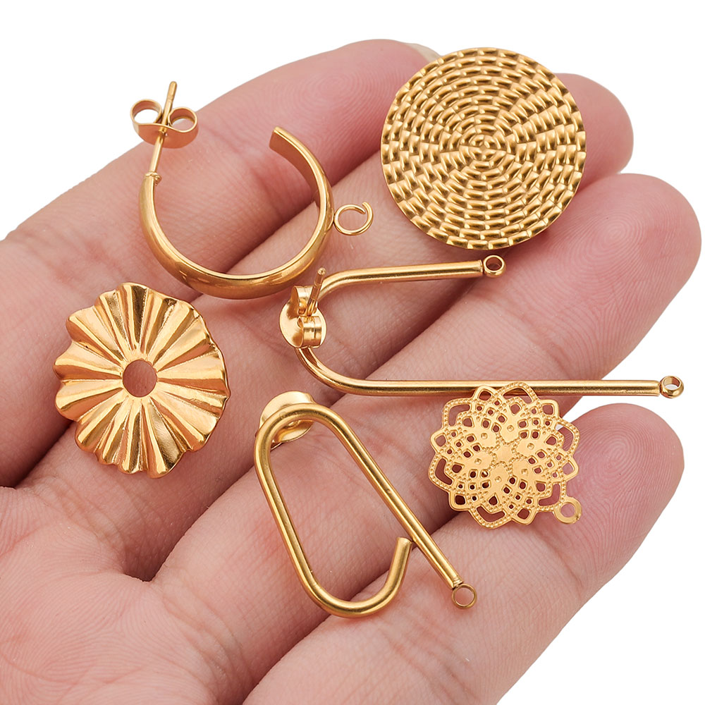 10 adet Paslanmaz Çelik Küpe 1 - Jewelry Making Supplies Wholesale incelemesi ve fiyatı