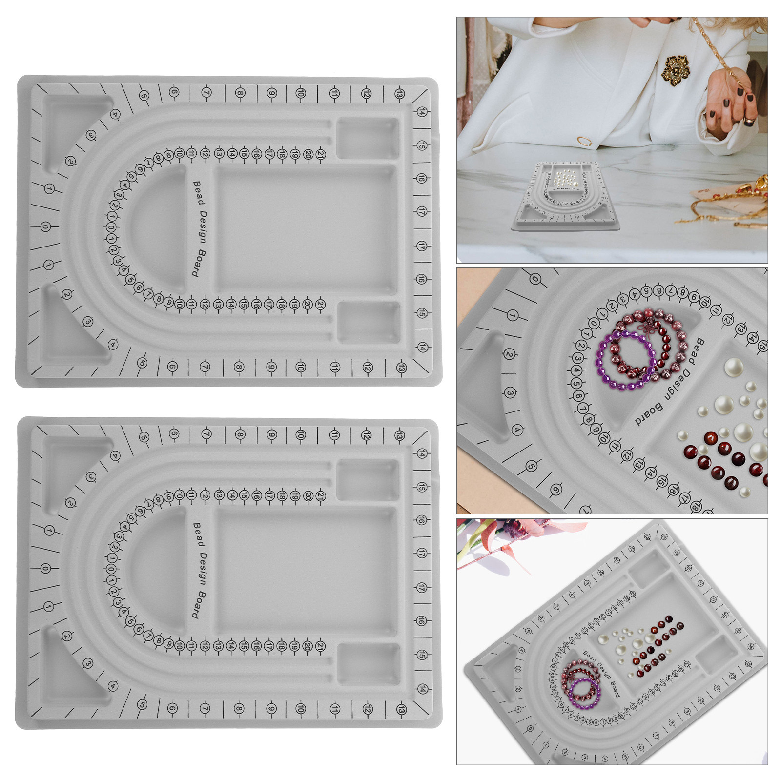 2 adet boncuk tasarım panosu t - Jewelry Making Tray incelemesi ve fiyatı