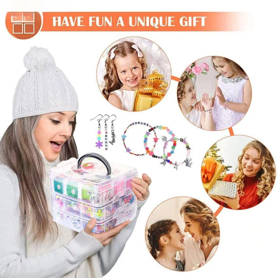 4 Katmanlı Kutu Bileklik Seti, - Jewelry Making Kits For Kids incelemesi ve fiyatı