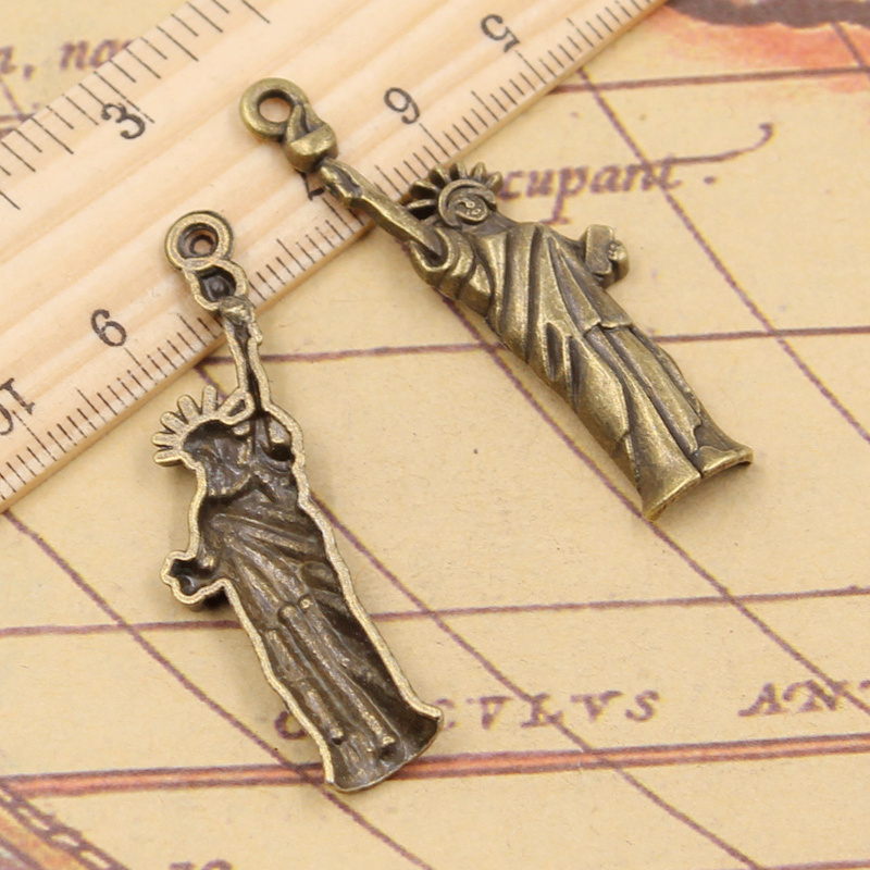 10 adet Charms özgürlük heykel - Jewelry Making New York incelemesi ve fiyatı