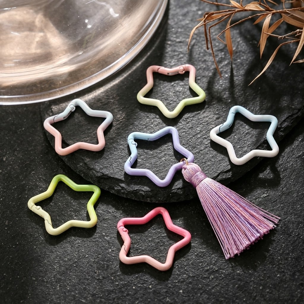 5 adet degrade yıldız şekli ya - Jewelry Making Essentials incelemesi ve fiyatı