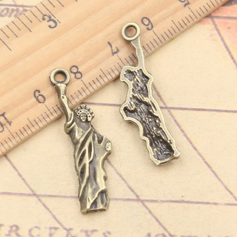 20 adet Charms özgürlük heykel - Jewelry Making New York incelemesi ve fiyatı
